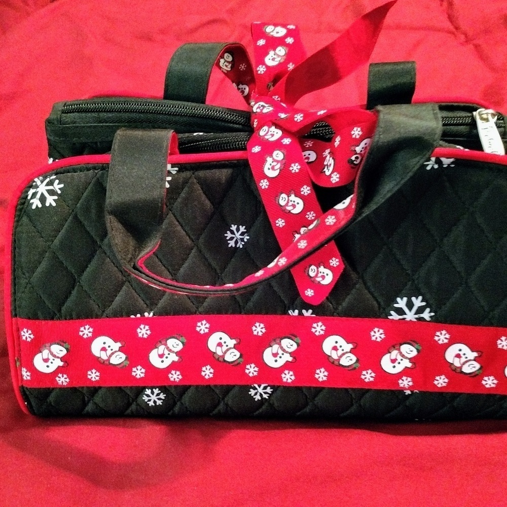 New Make-Up Bag Snowman Style!